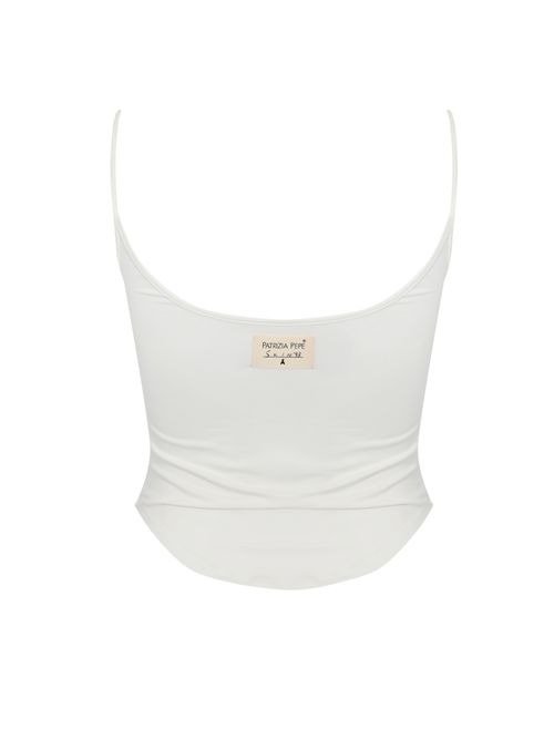 The Sexy Tanktop in jerey di viscosa stretch Patrizia Pepe | 8M1817 J013W146
